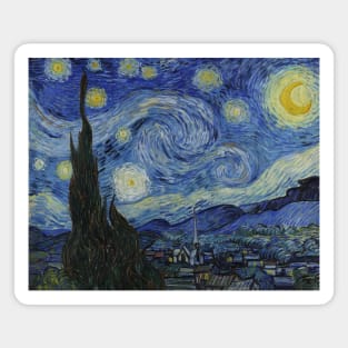 Starry Night by Vincent van Gogh Magnet